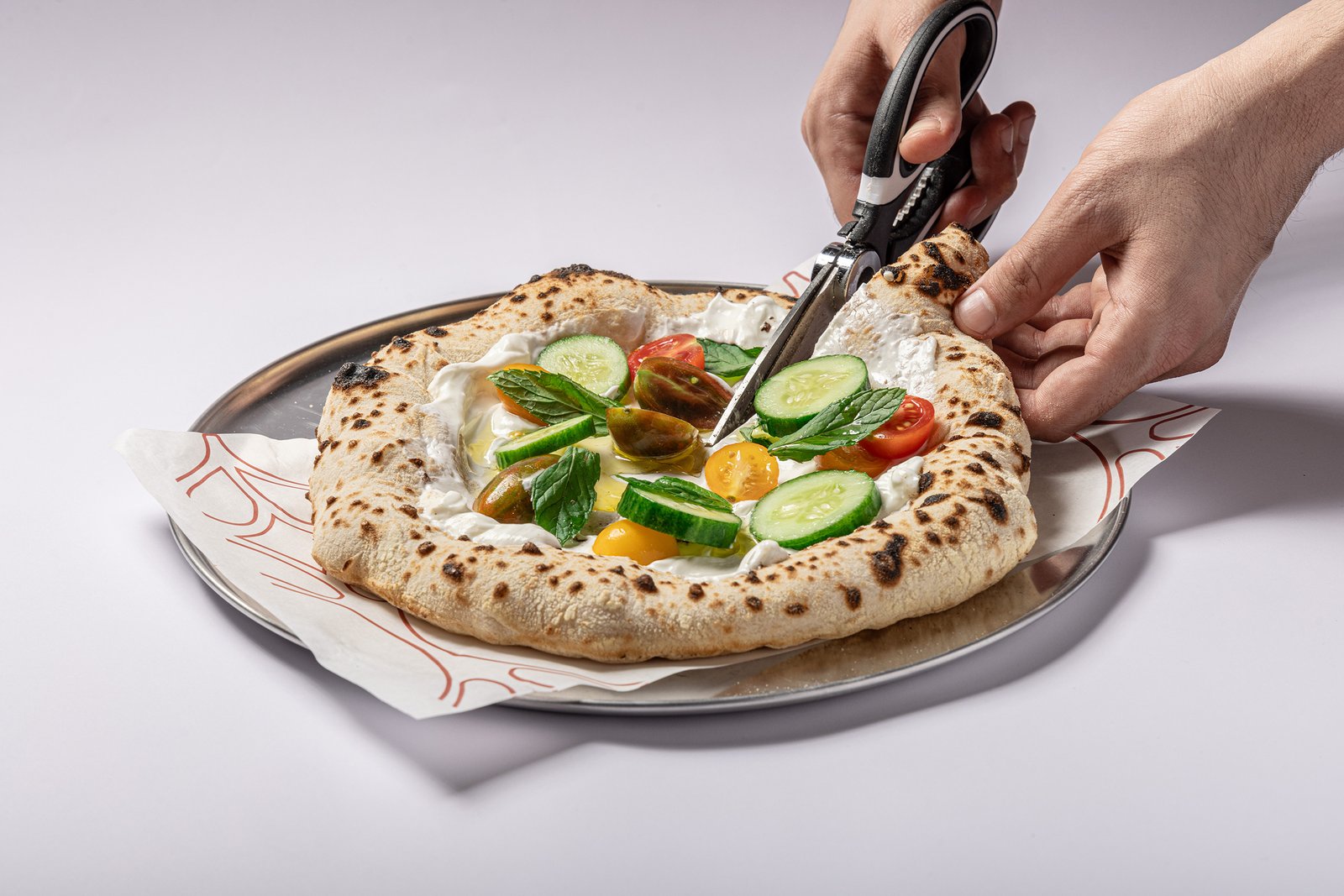 مناقيش لبنة – عجينة نابوليتان