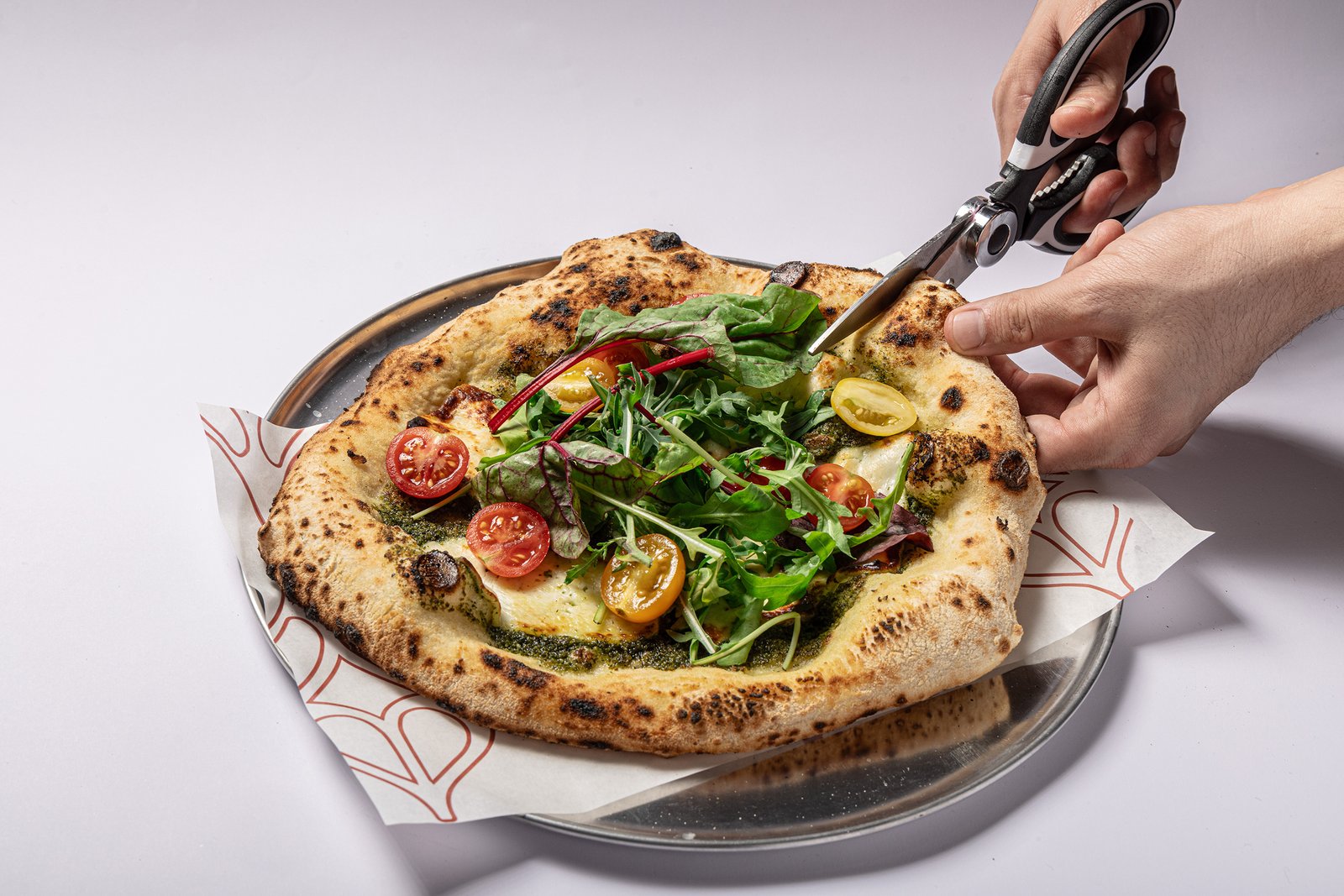 مناقيش حلوم بيستو – عجينة نابوليتان